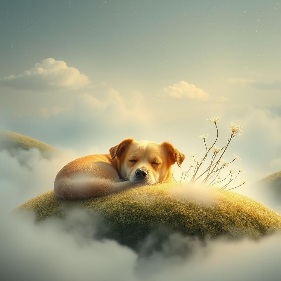 Dream : Dog hiding in a dream