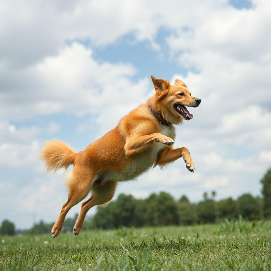 Dream : Dog jumping in a dream