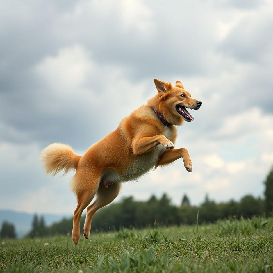 Dream : Dog jumping on you in a dream