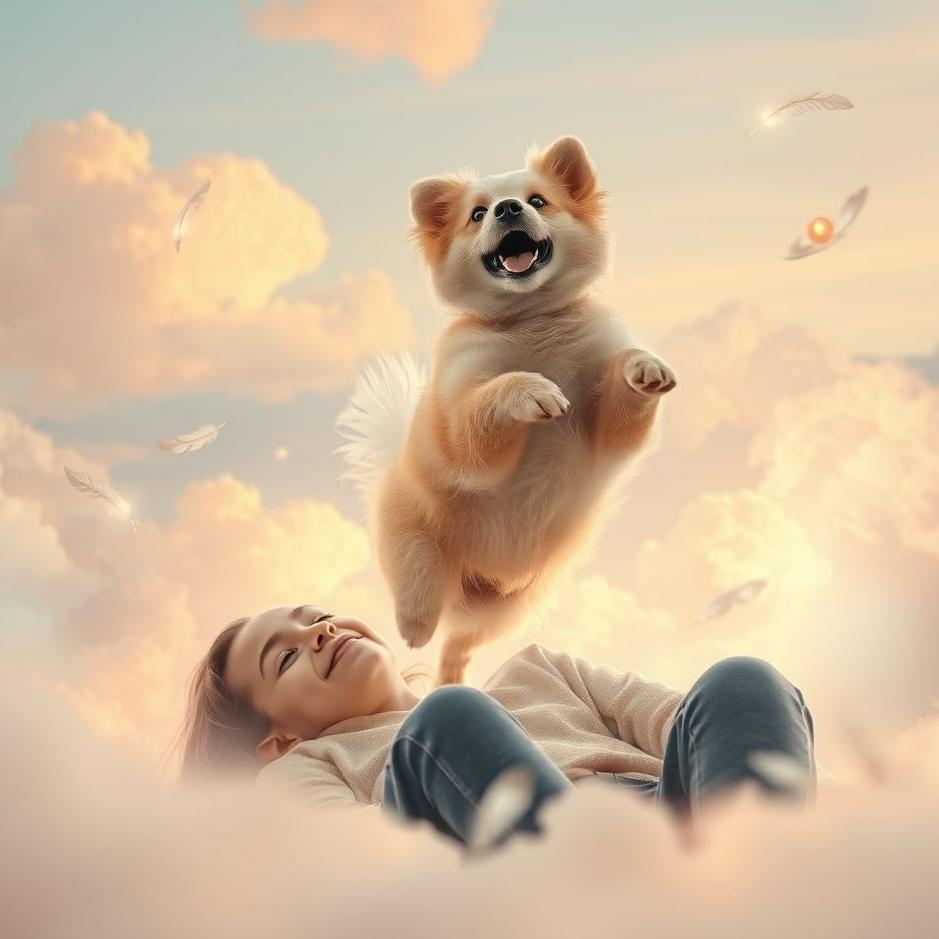 Dream : Dog jumping on your lap in a dream