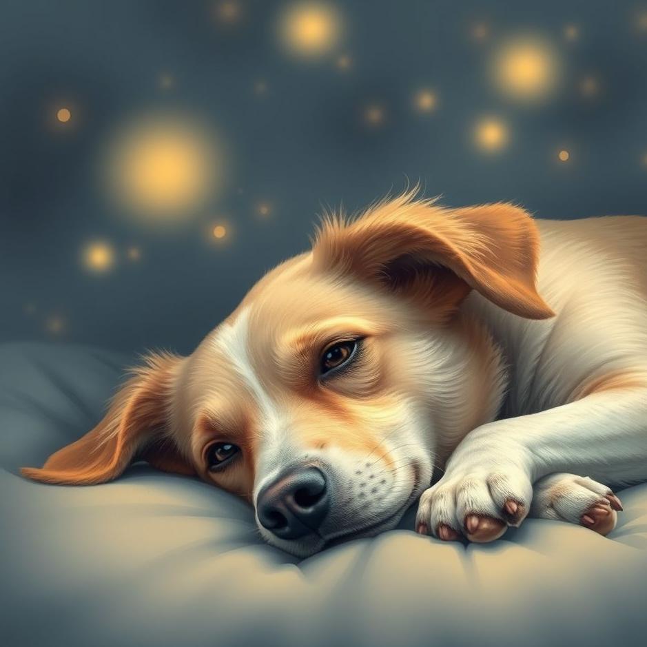 Dream : Dog lying down in a dream