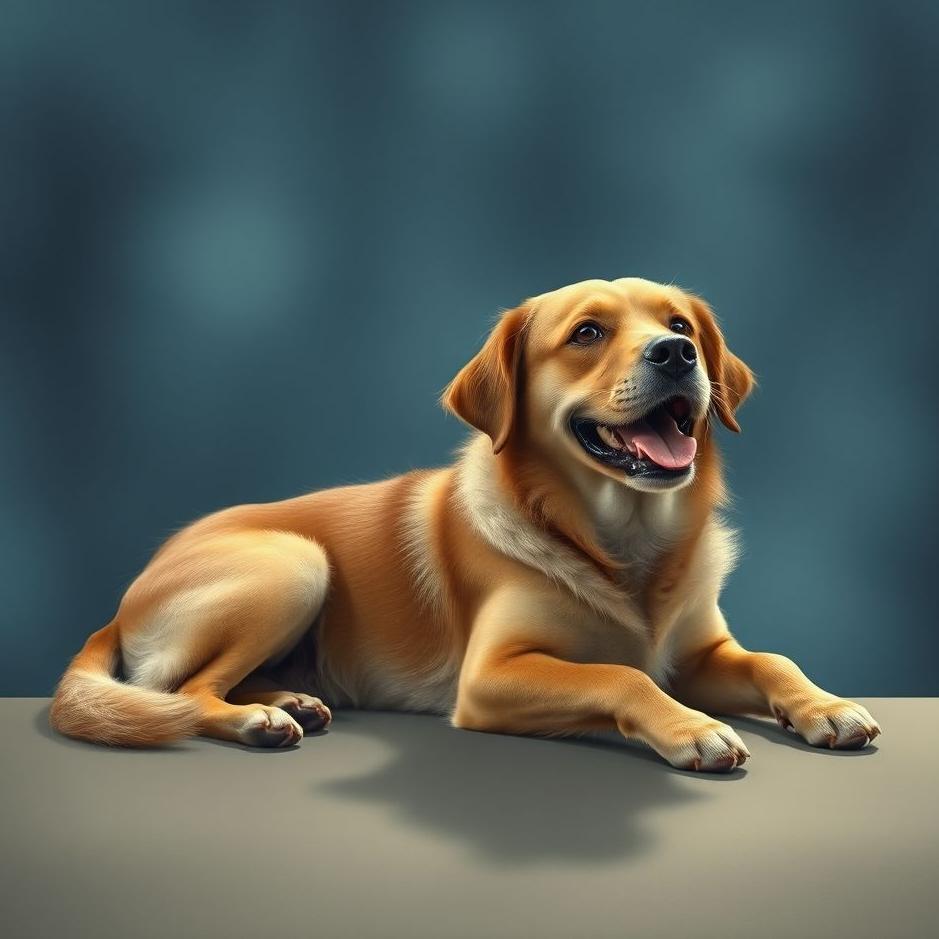 Dream : Dog on the table in a dream