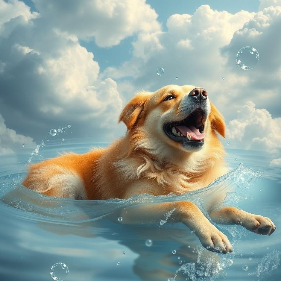 Dream : Dog overflowing in a dream