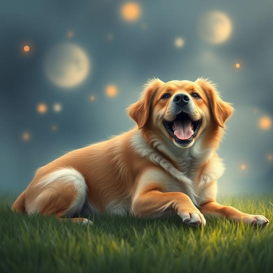 Dream : Dog playing with you in a dream