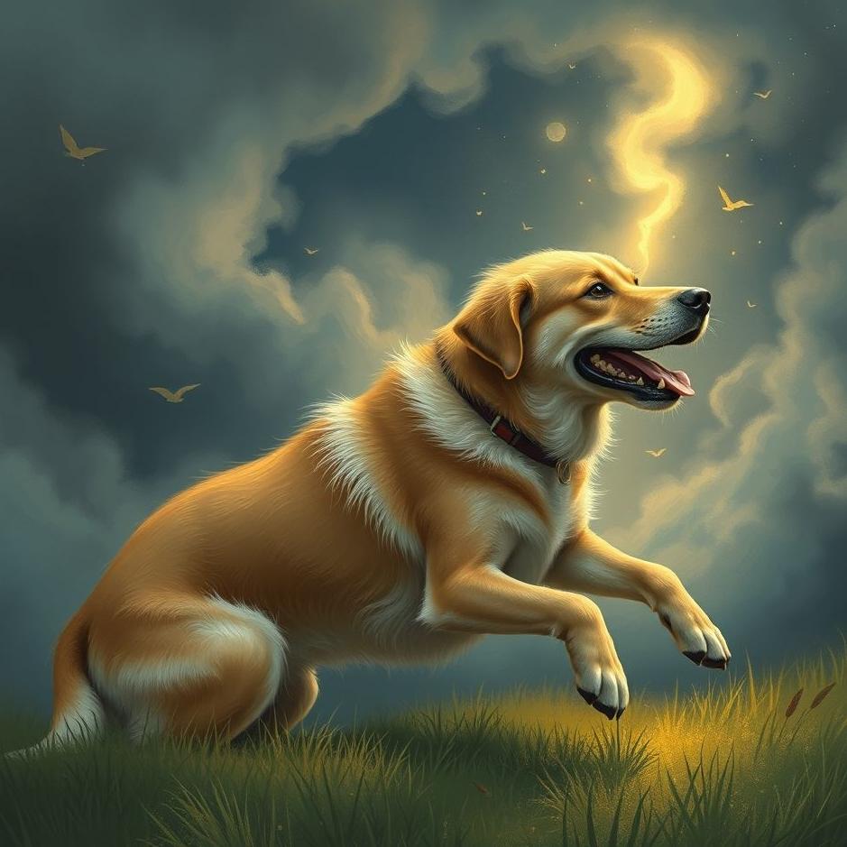 Dream : Dog protecting its owner in a dream