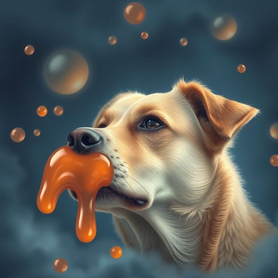 Dream : Dog saliva in a dream