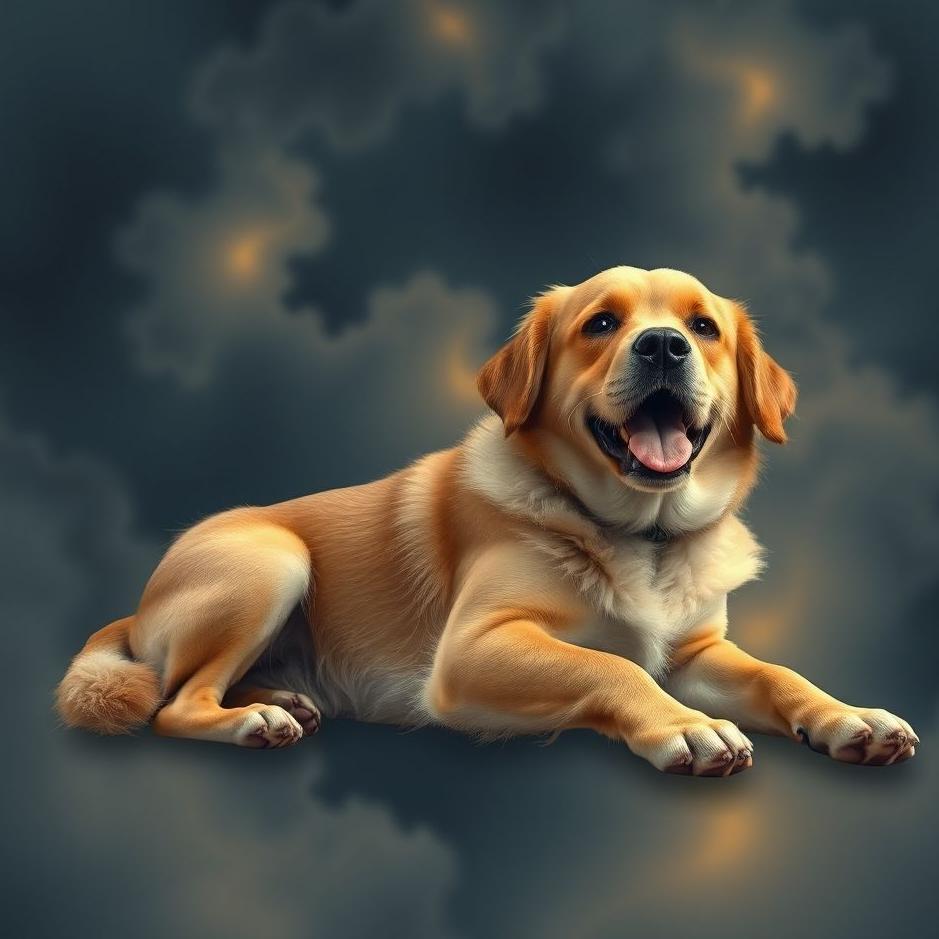 Dream : Dog saturation on the foot in the dream