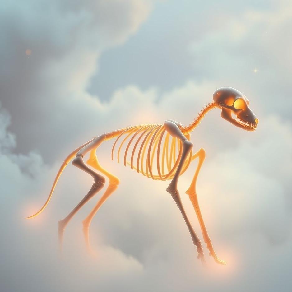 Dream : Dog skeleton in a dream