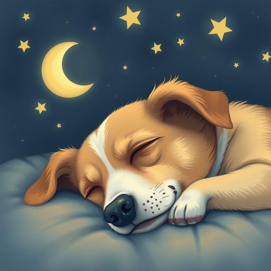 Dream : Dog sleeping in a dream