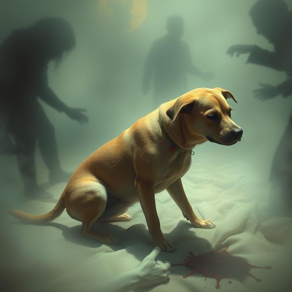 Dream : Dog stabbing and wounding in a dream