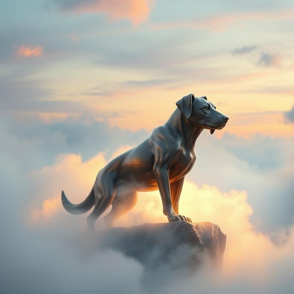 Dream : Dog statue in a dream