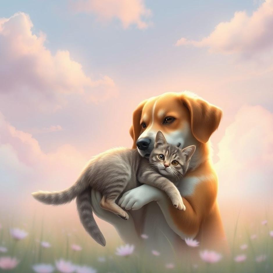 Dream : Dog take a cat in its mouth in a dream