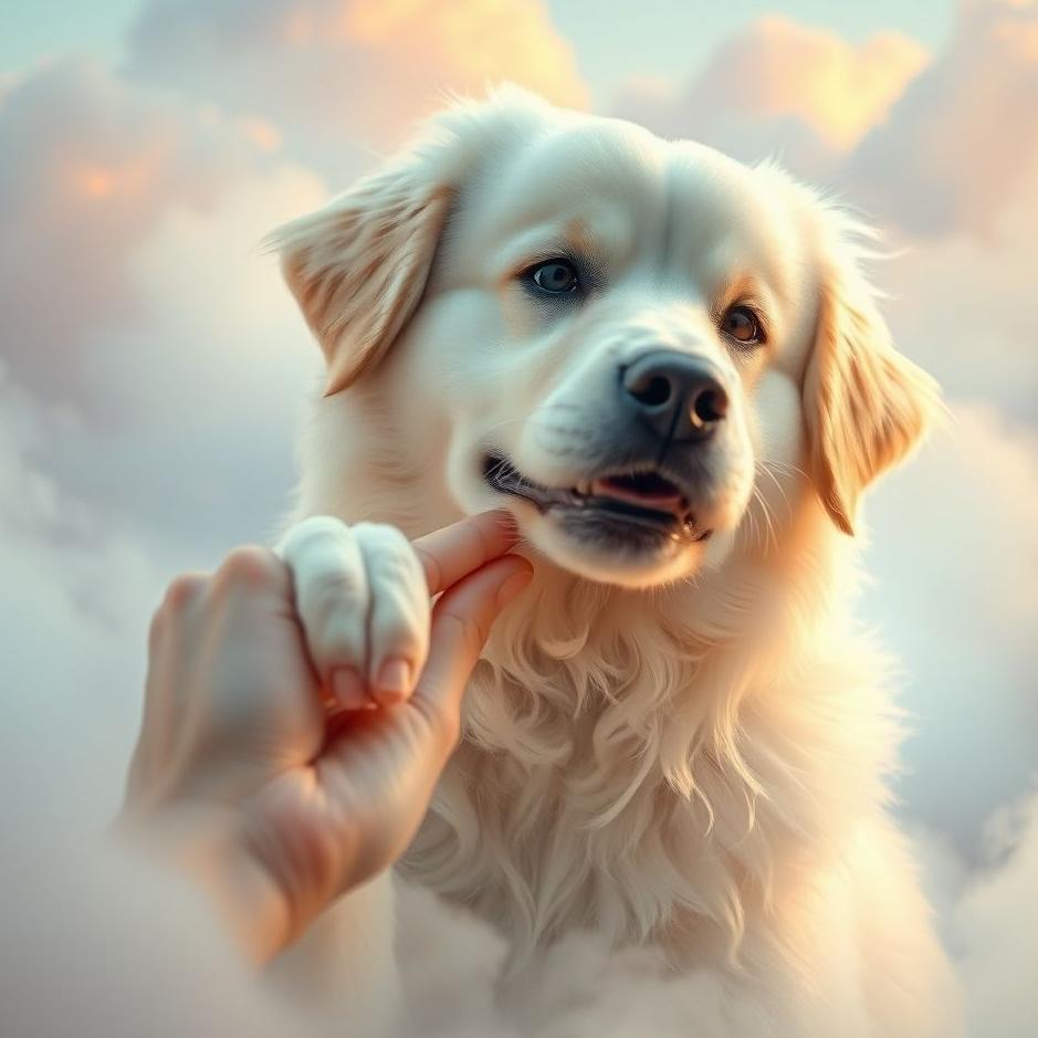 Dream : Dog take my hand in its mouth in a dream