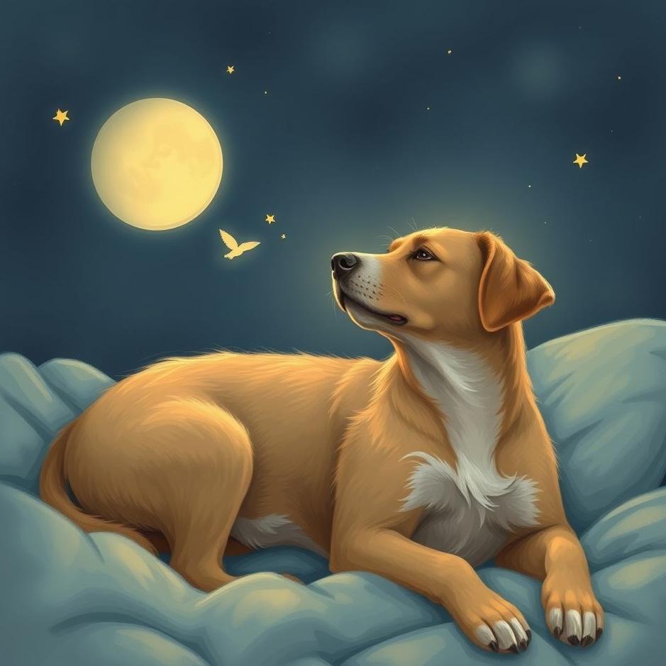 Dream : Dog talking to himself in a dream