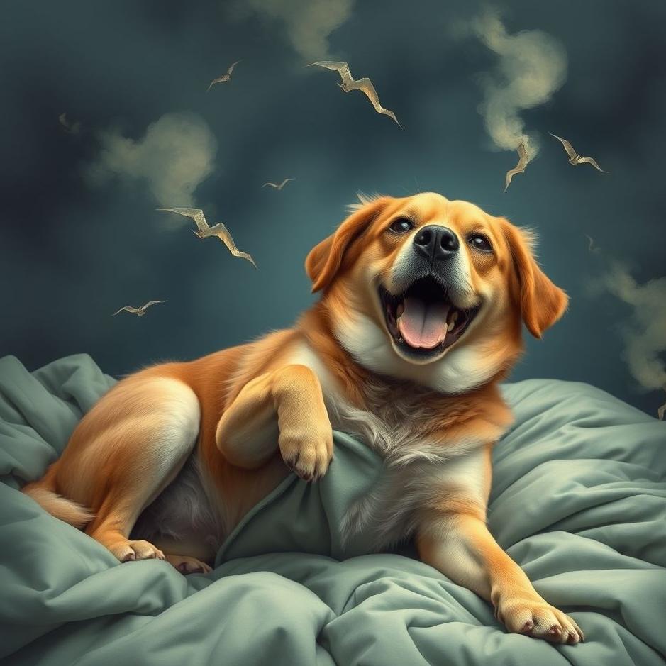 Dream : Dog tearing clothes in a dream