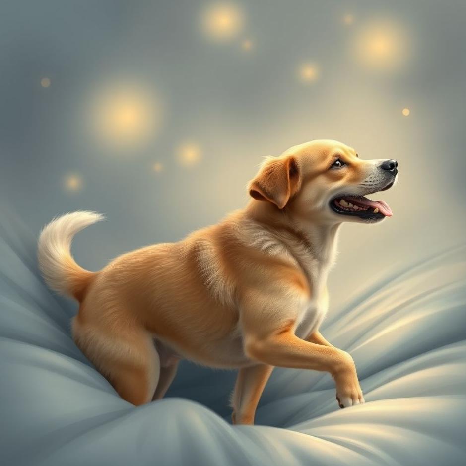 Dream : Dog wagging its tail in a dream