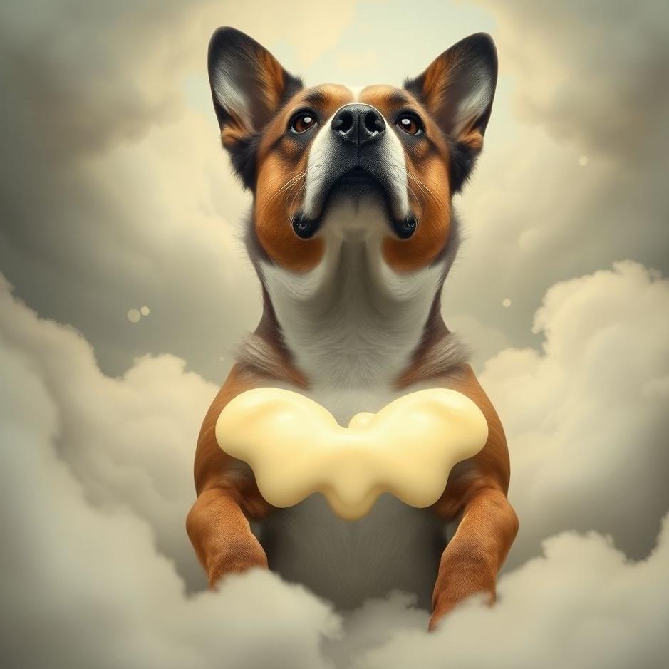 Dream : Dog with breasts full of milk in a dream