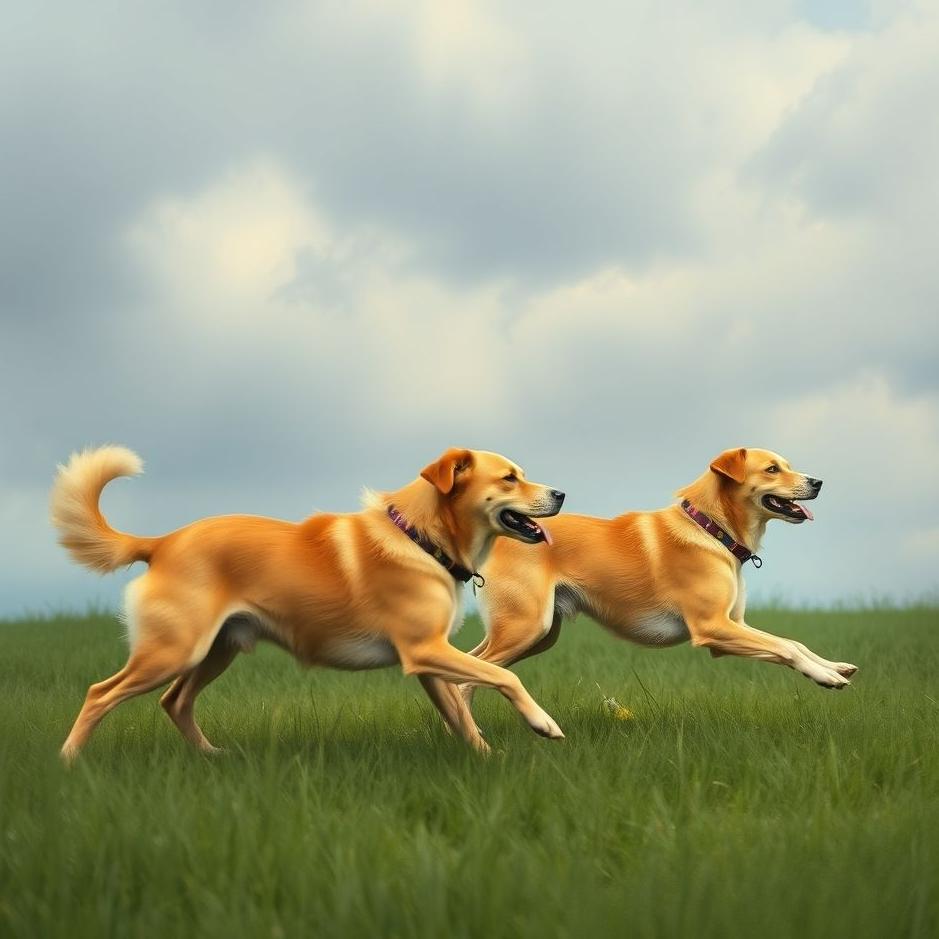 Dream : Dogs passing by in a dream