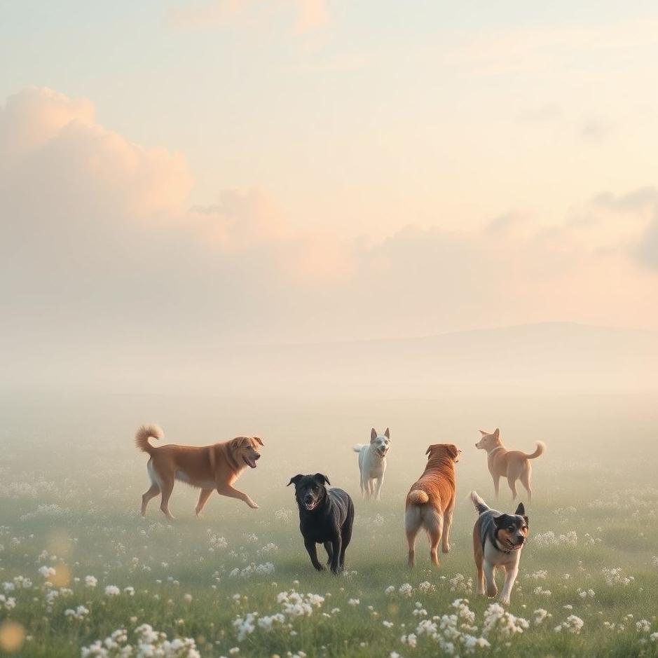 Dream : Dogs roaming in a dream