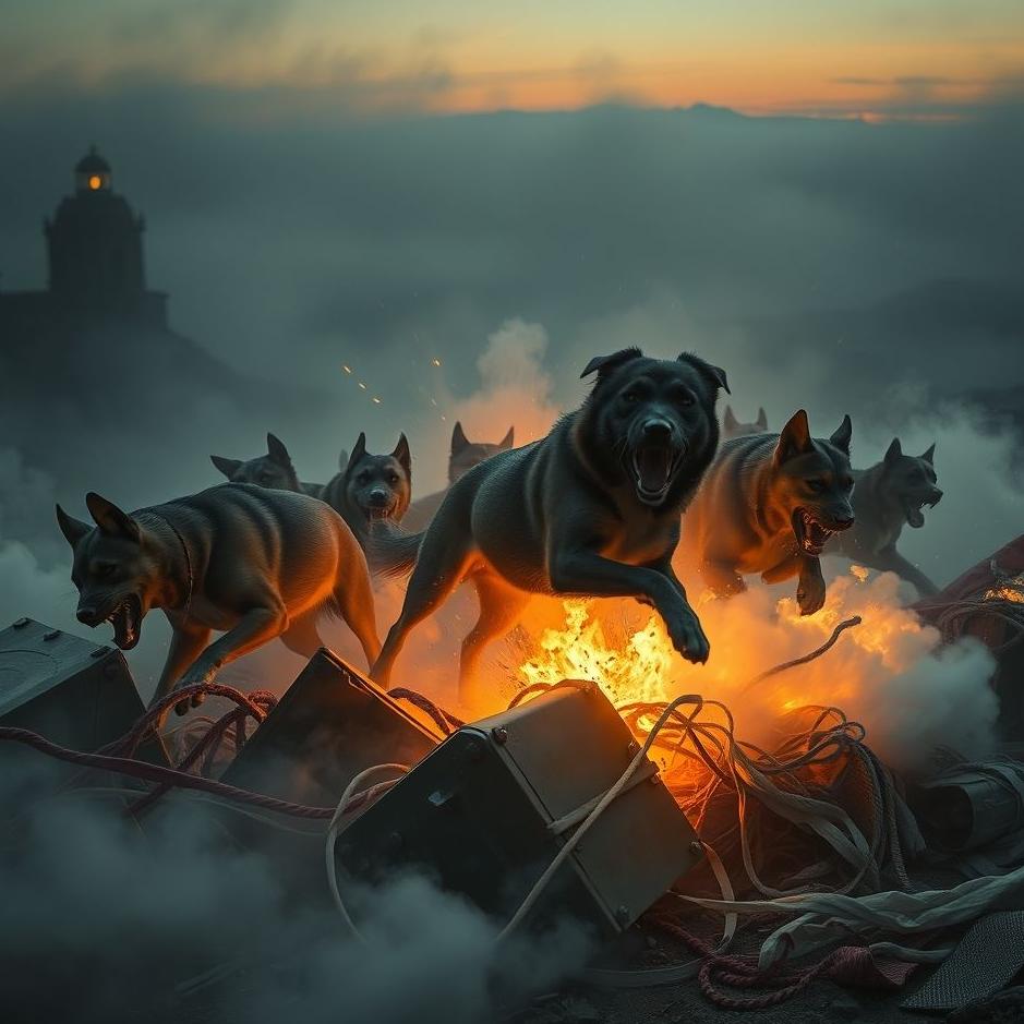 Dream : Dogs tearing apart in a dream