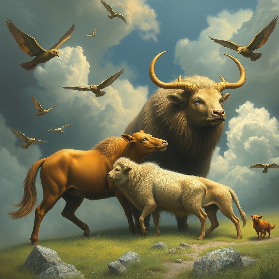 Dream : Dominating animals in a dream