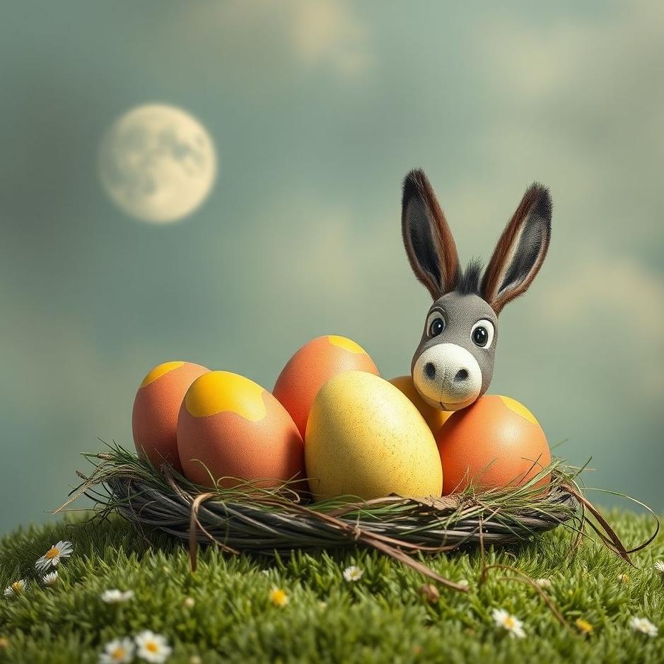 Dream : Donkey eggs in a dream