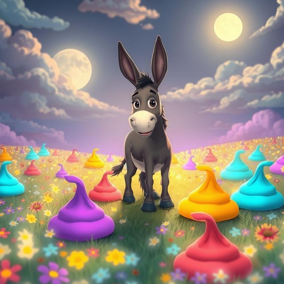 Dream : Donkey poop in a dream