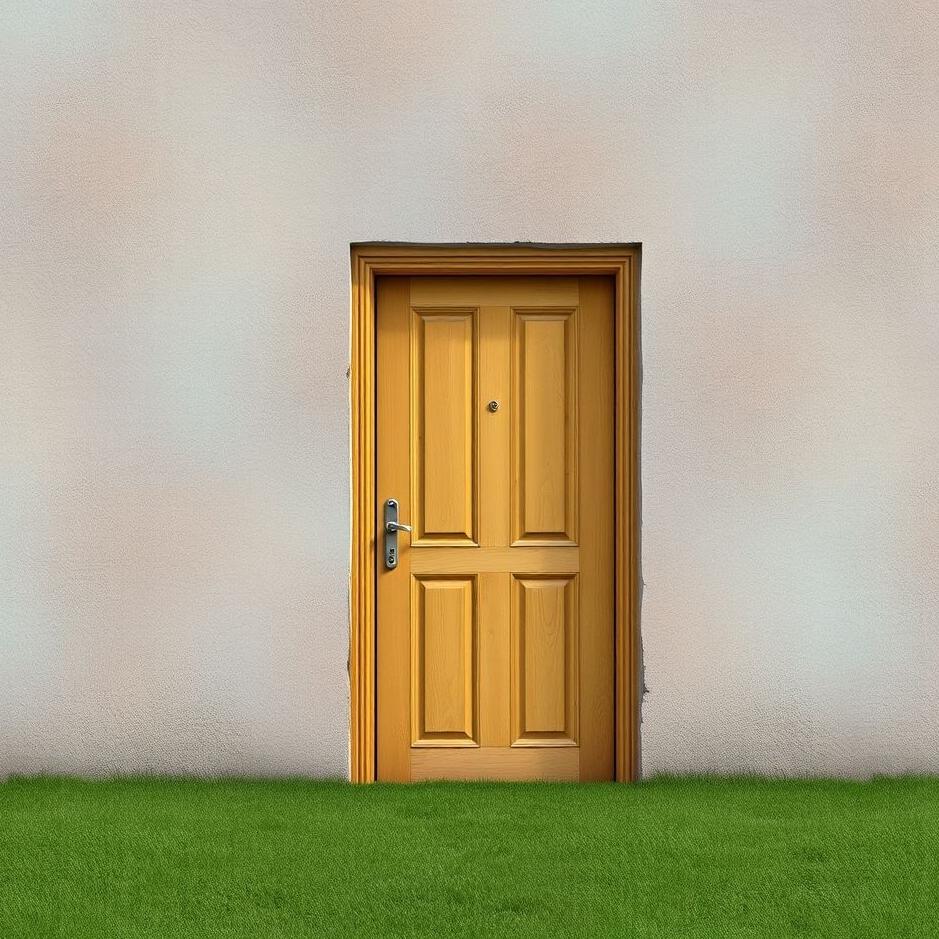 Dream : Door and a wall in a dream