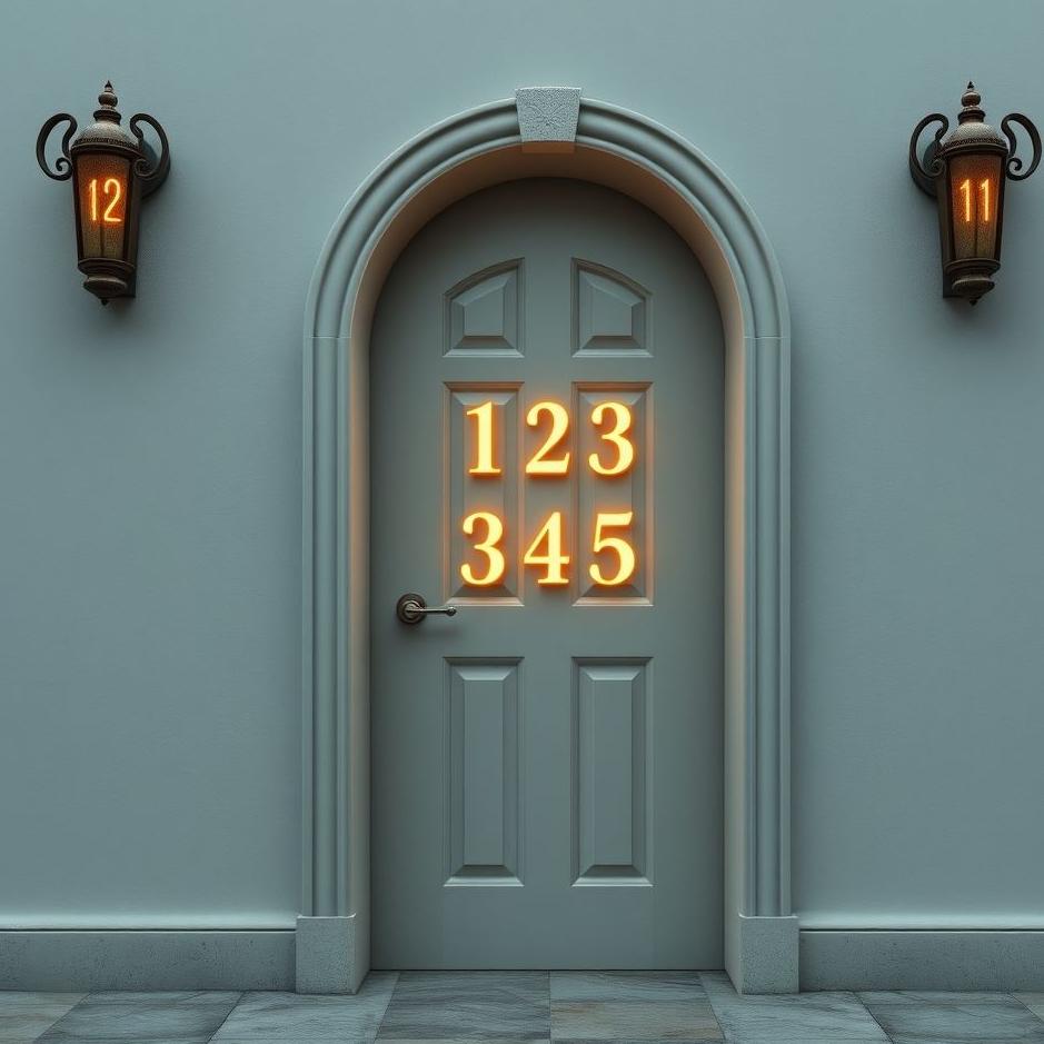 Dream : Door numbers in a dream