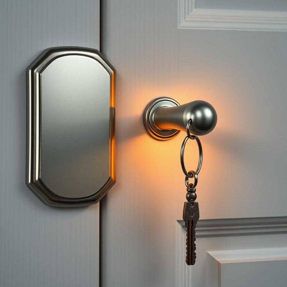 Dream : Door opener with a key in a dream