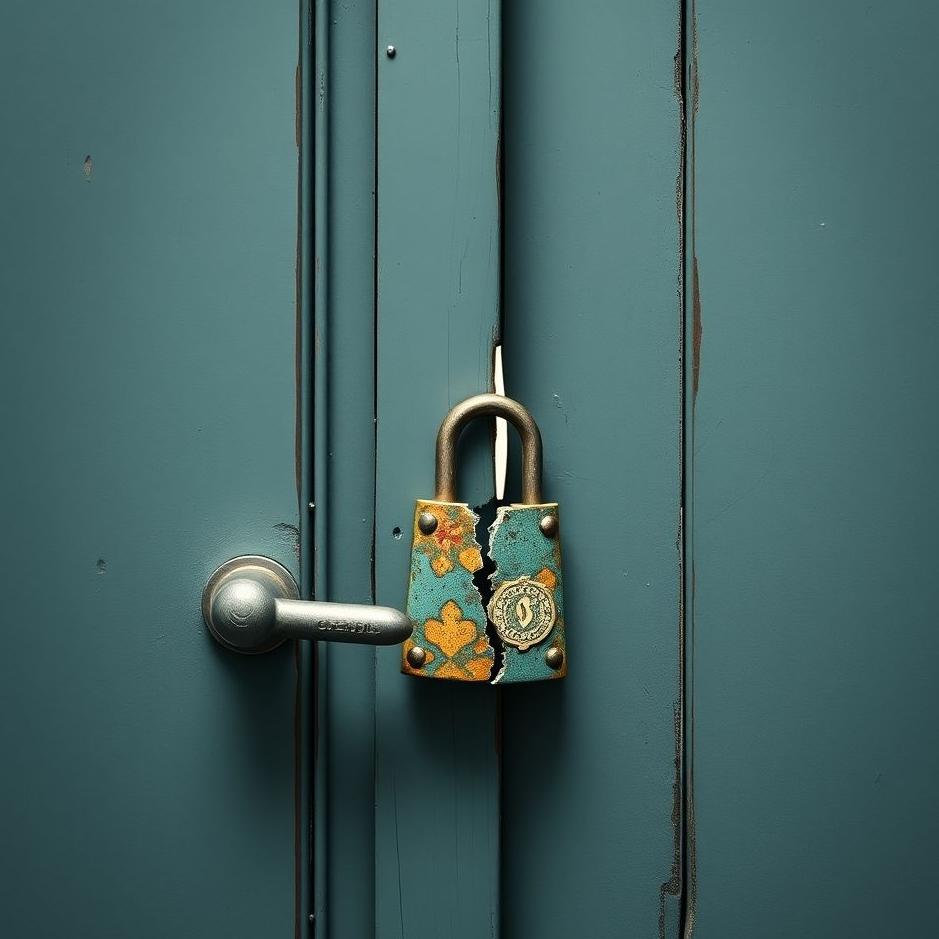 Dream : Door with a broken lock in a dream