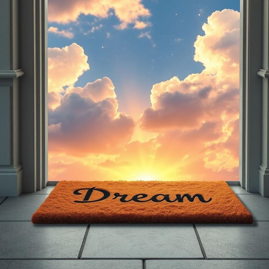 Dream : Doormat at the door in a dream