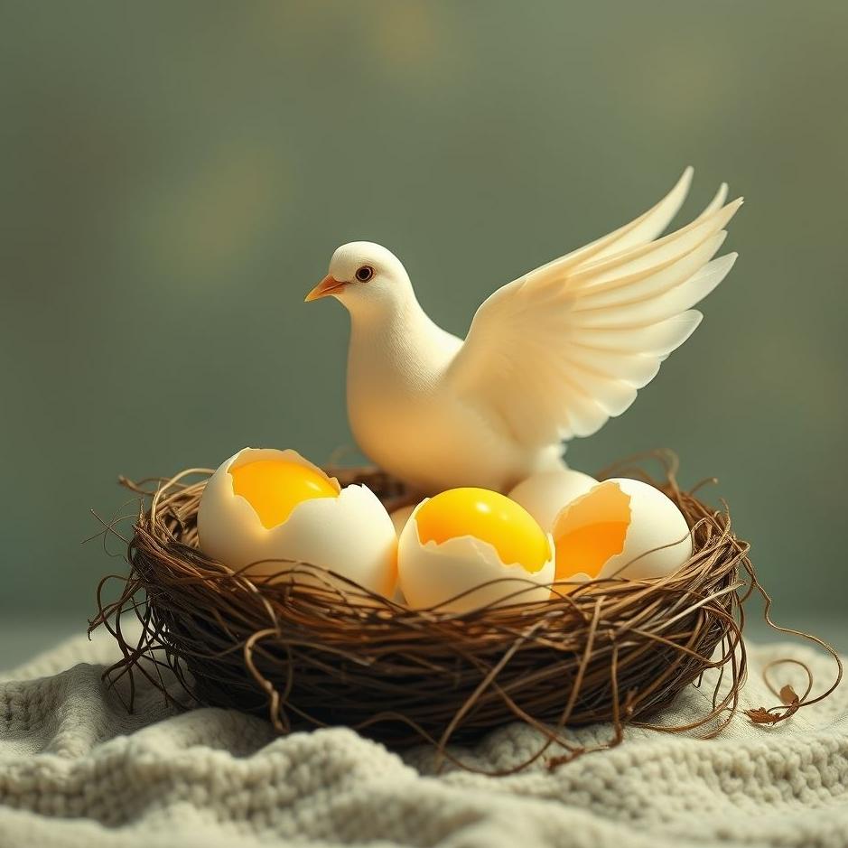 Dream : Dove eggs in a dream