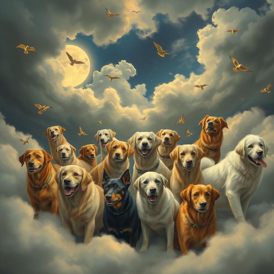 Dream : Dozens of dogs in a dream