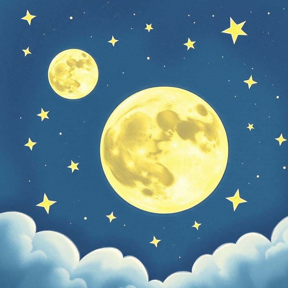 Dream Dictionary : Draw moon stars in the dream