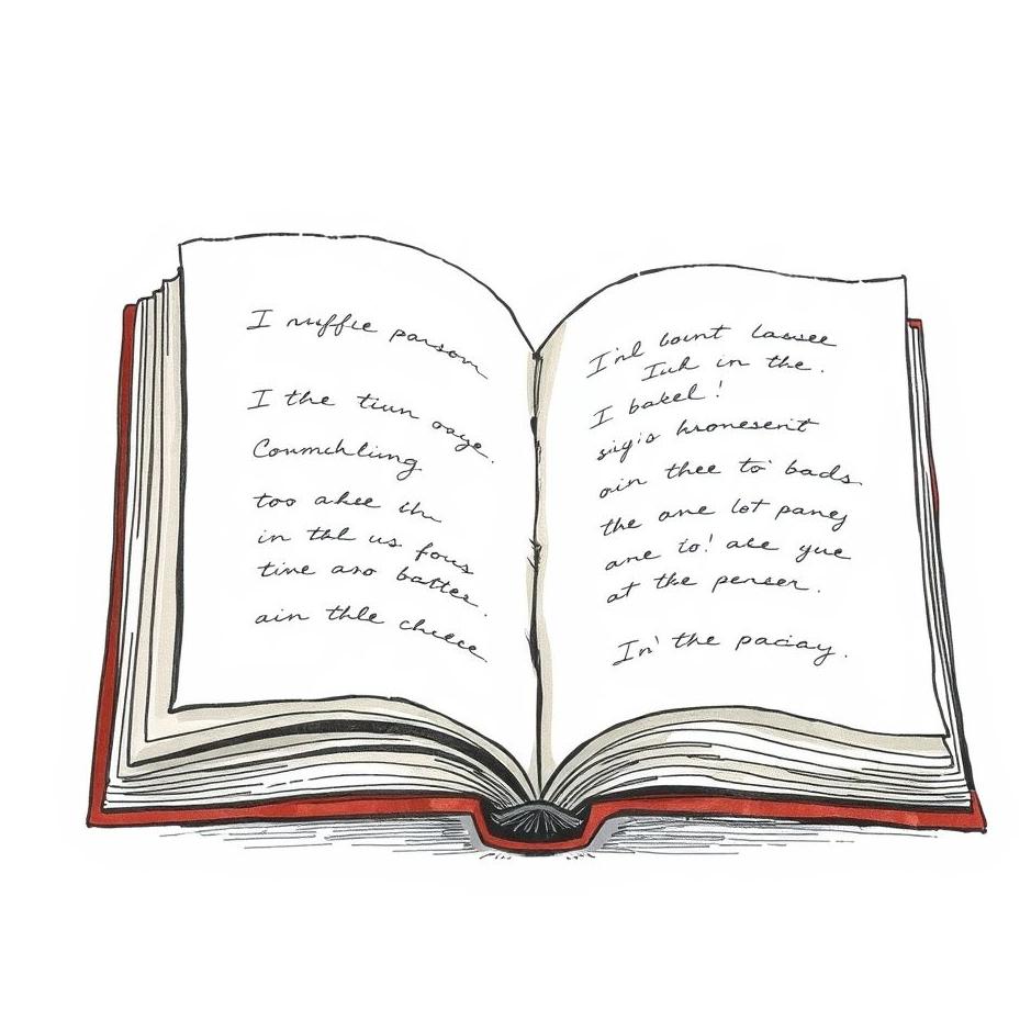 Dream : Drawing a book