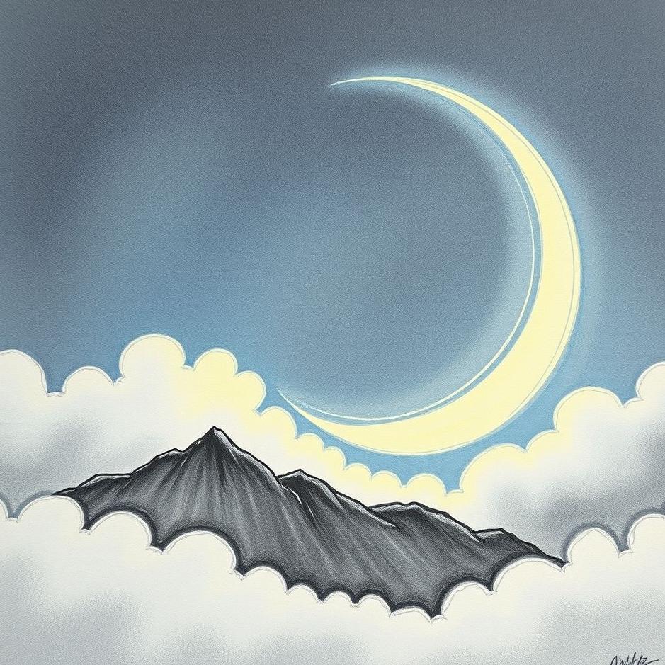 Dream : Drawing a crescent in a dream