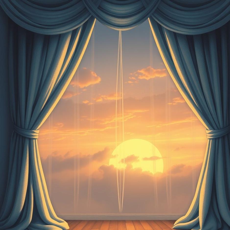 Dream : Drawing a curtain in a dream
