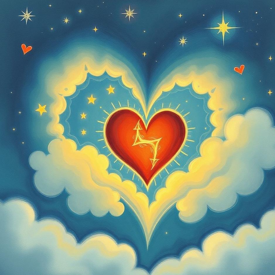 Dream : Drawing a heart in a dream