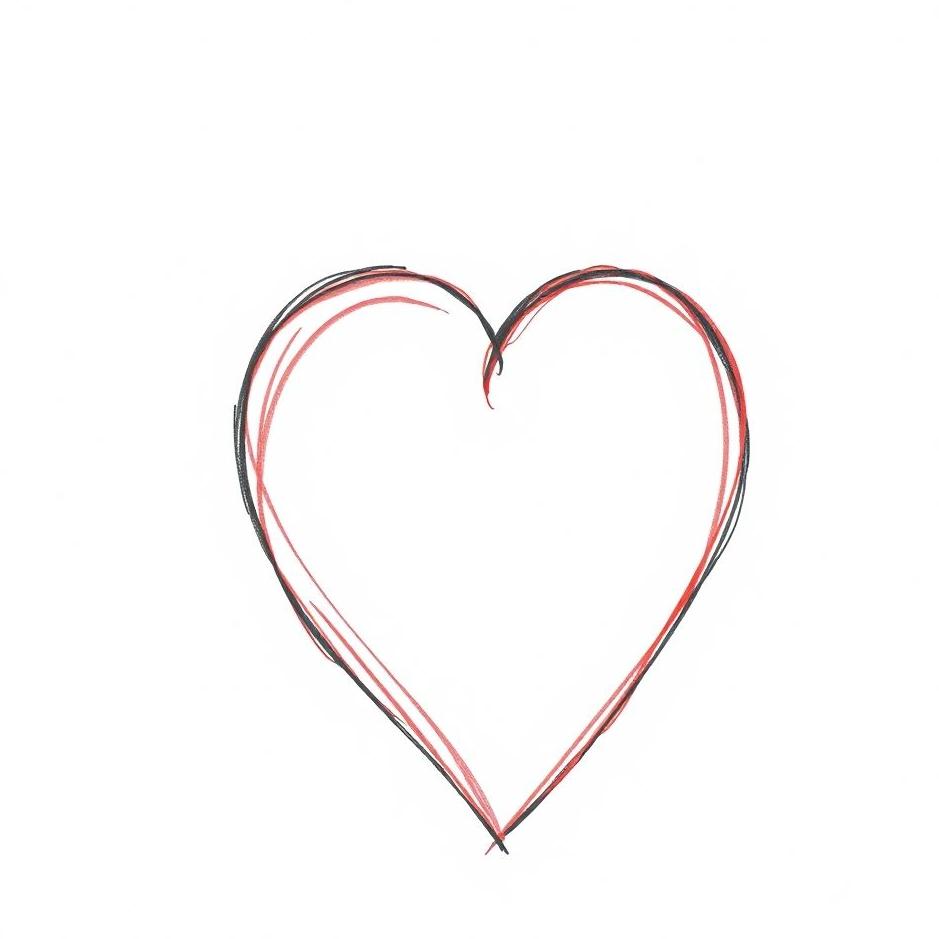 Dream : Drawing a heart picture