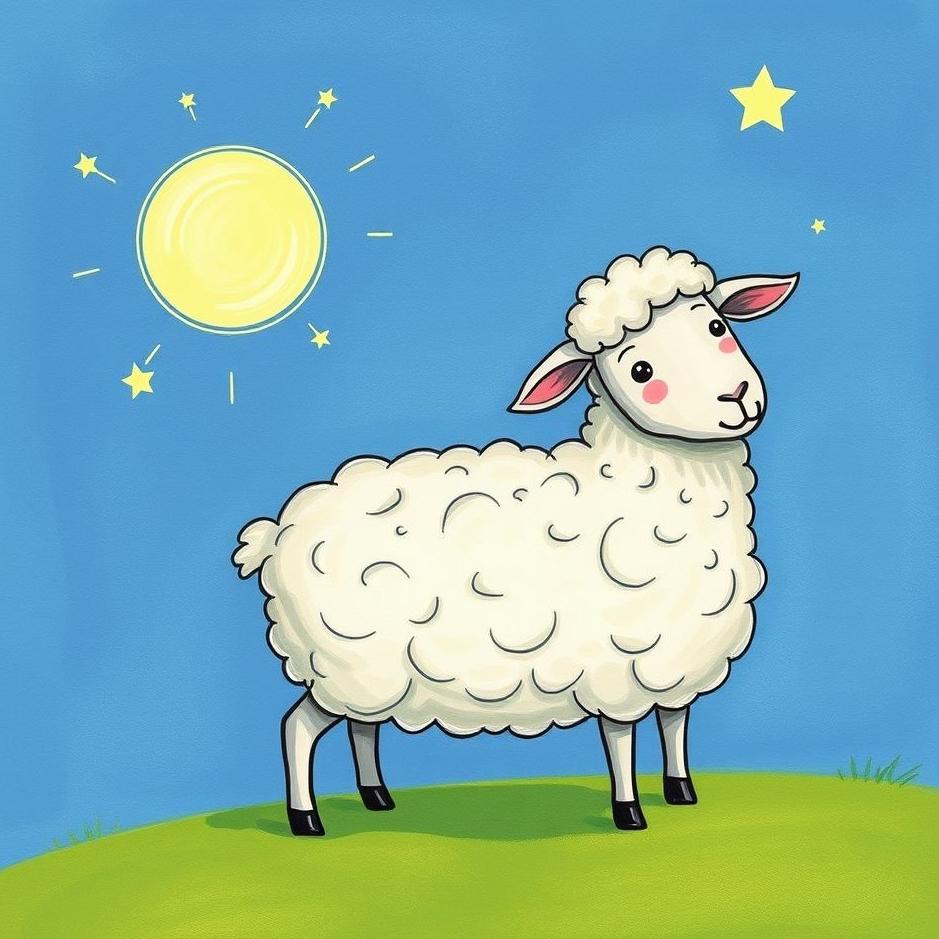 Dream : Drawing a sheep in a dream
