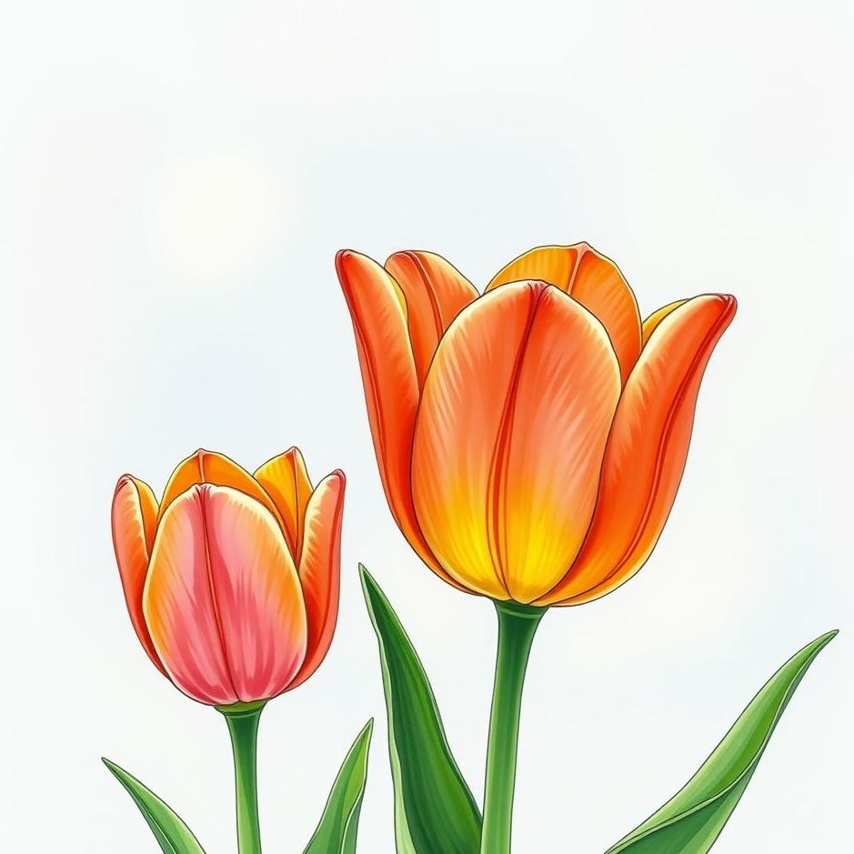 Dream : Drawing a tulip in a dream