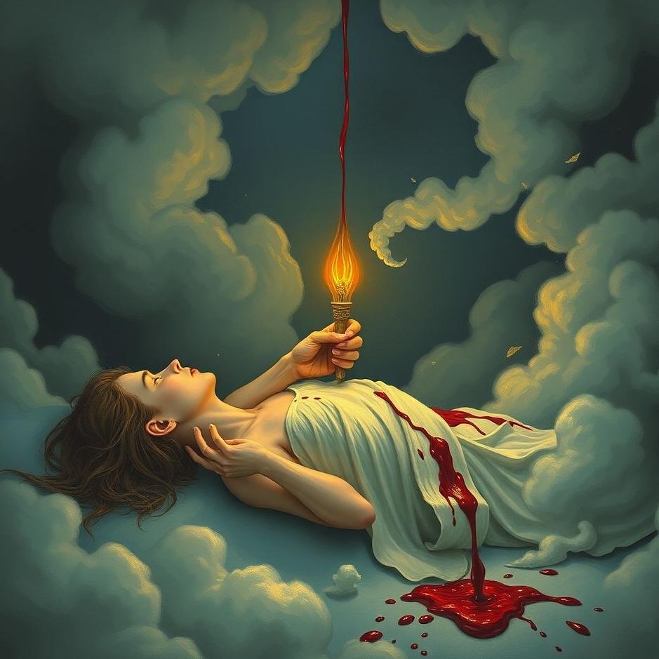 Dream : Drawing your own blood in a dream