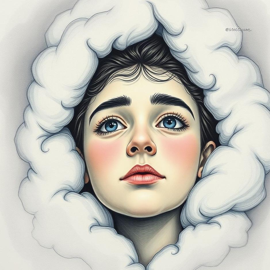 Dream : Drawing your own face in a dream