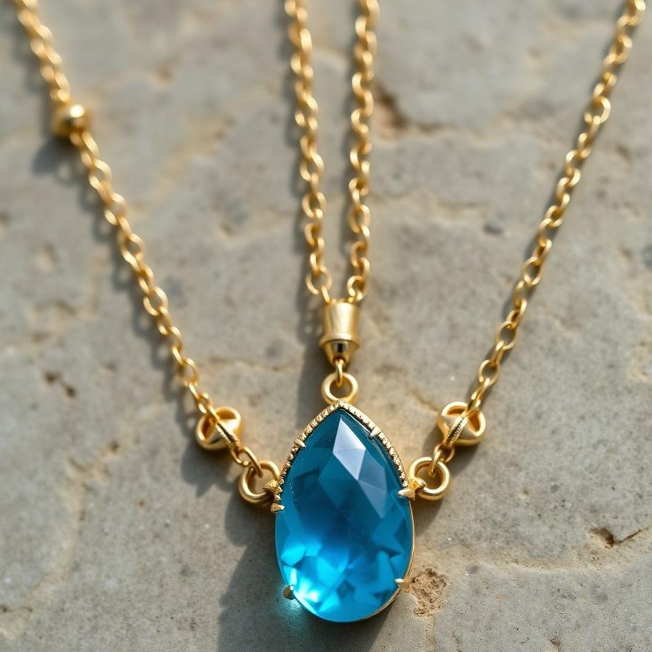 Dream : Dream of finding a blue stone necklace