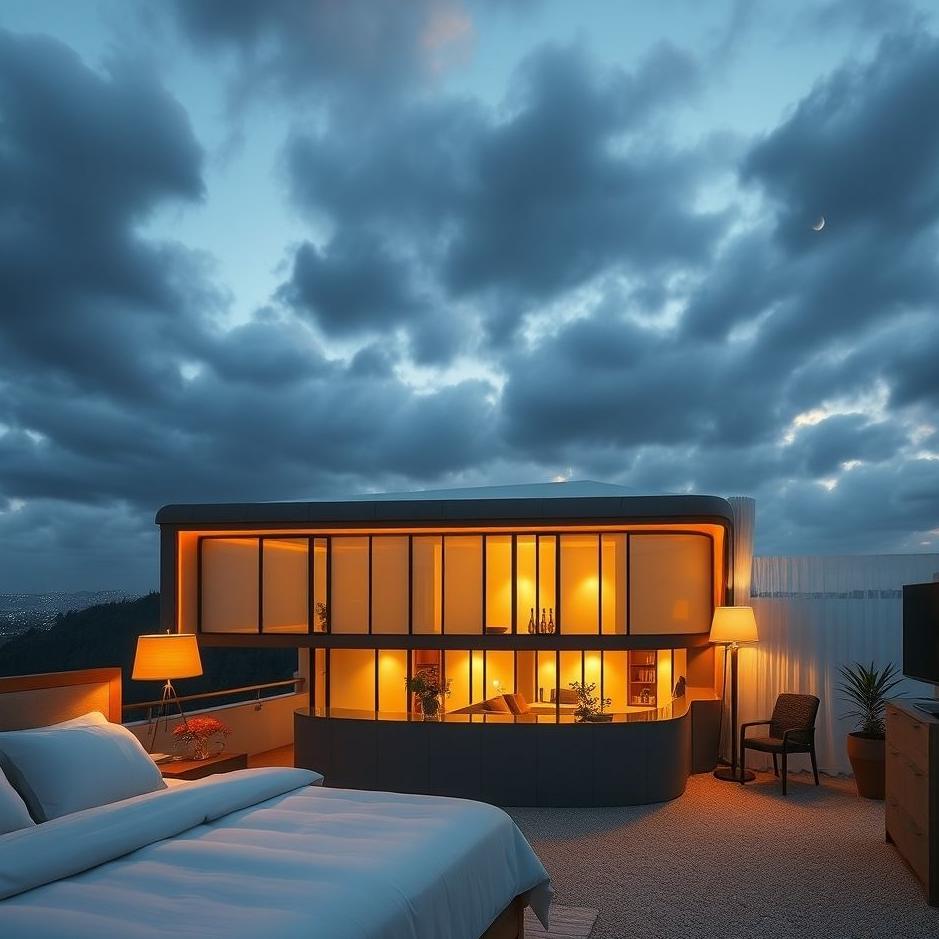 Dream : Dream of looking for a hotel to stay in