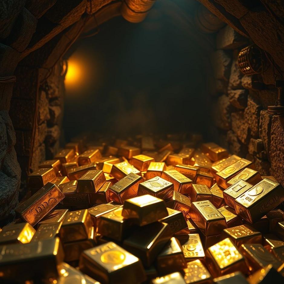 Dream : Dream of stealing gold bars and ingots