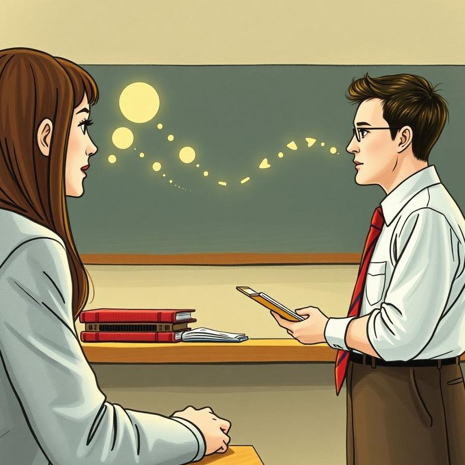 Dream : Dream of talking to a teacher at school