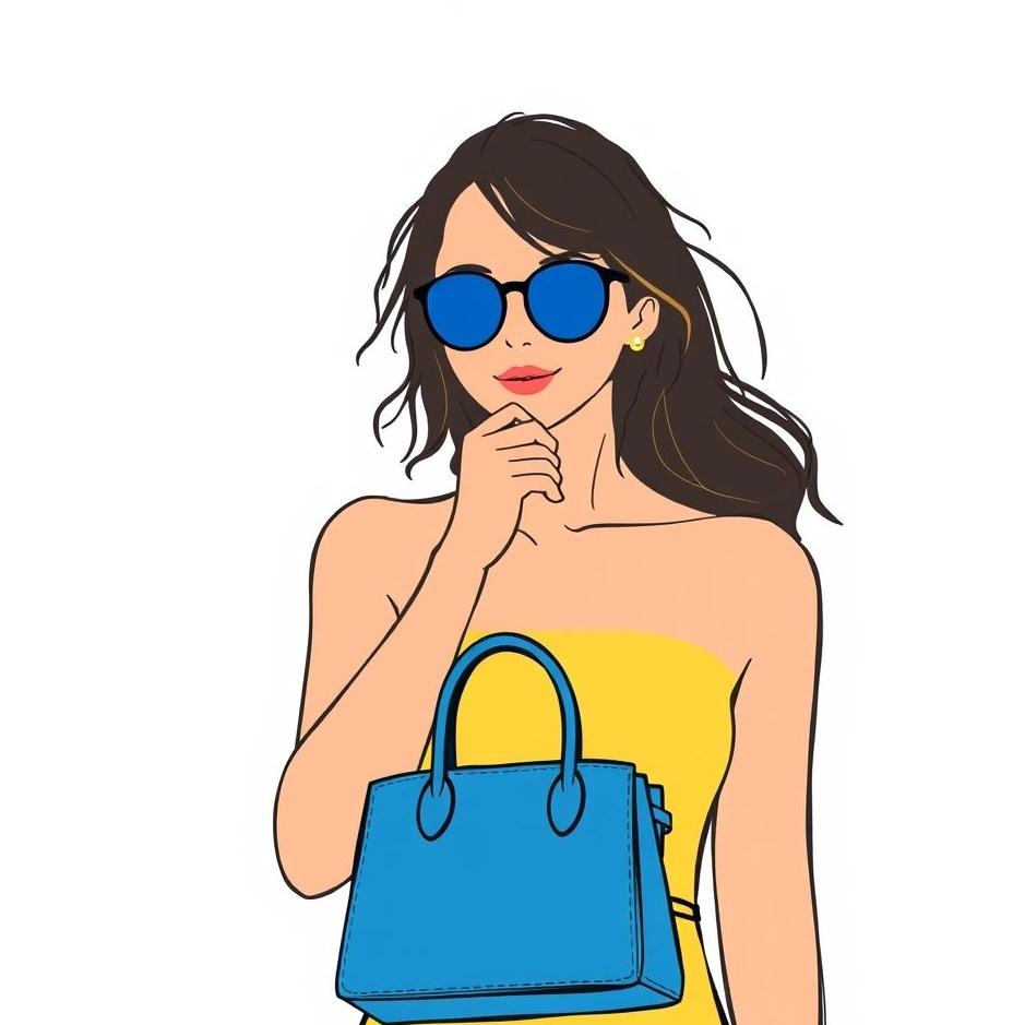 Dream : Dreaming of buying a blue handbag