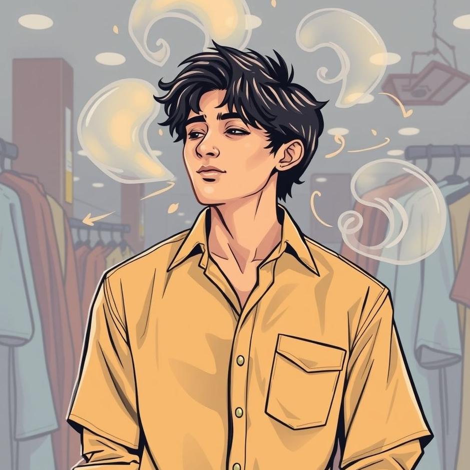 Dream : Dreaming of buying and wearing a shirt